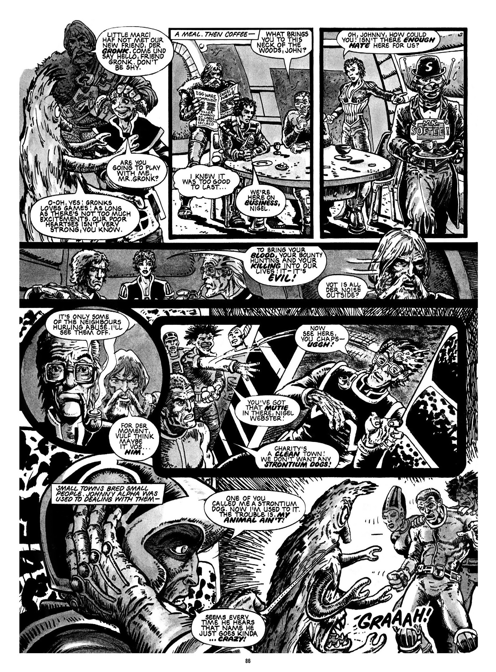 Read online Strontium Dog Search and Destroy: The Starlord Years comic -  Issue # TPB - 77