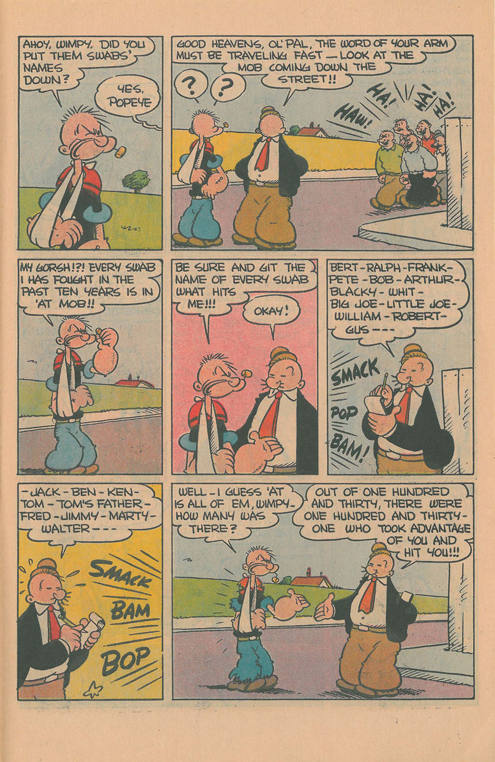 Read online Popeye (1948) comic -  Issue #171 - 31