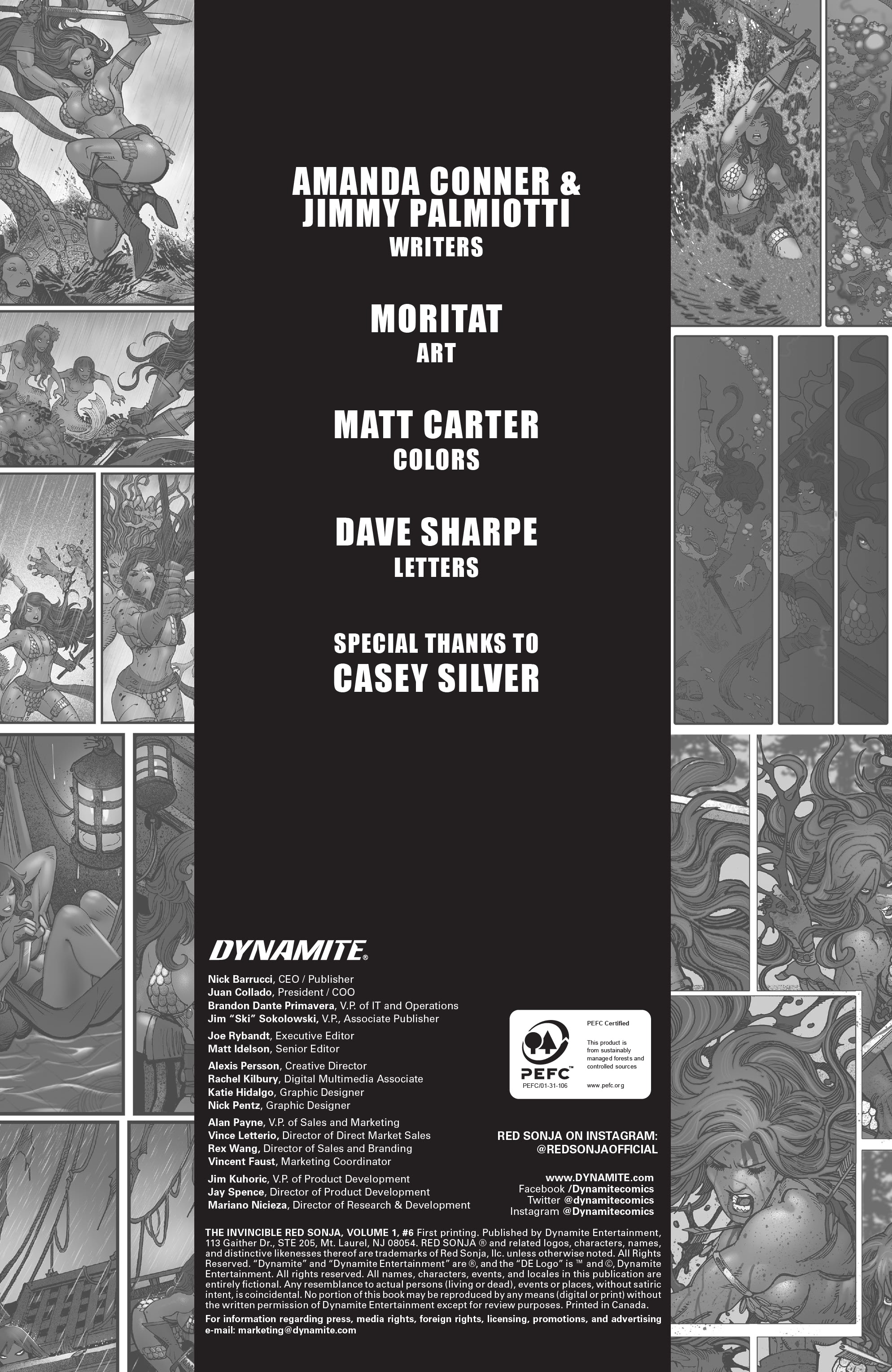 Read online The Invincible Red Sonja comic -  Issue #6 - 6