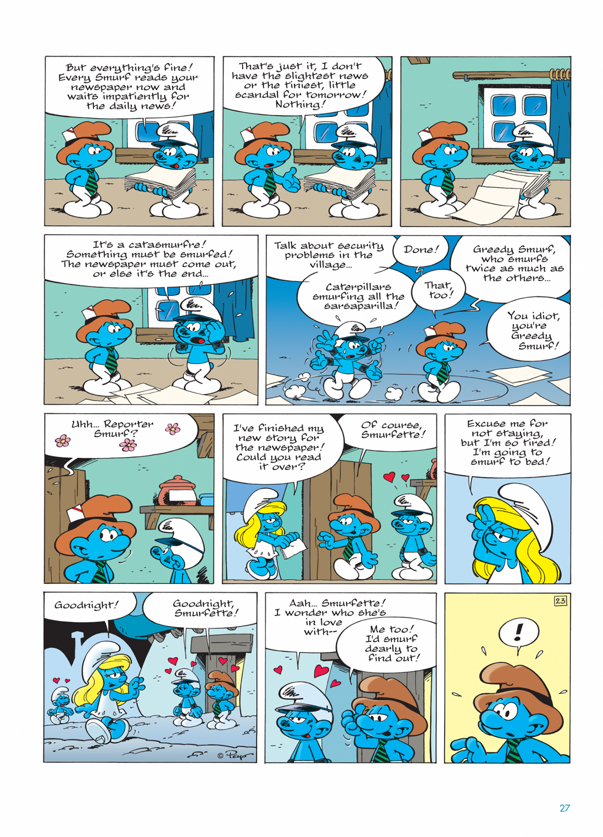 Read online The Smurfs comic -  Issue #24 - 27