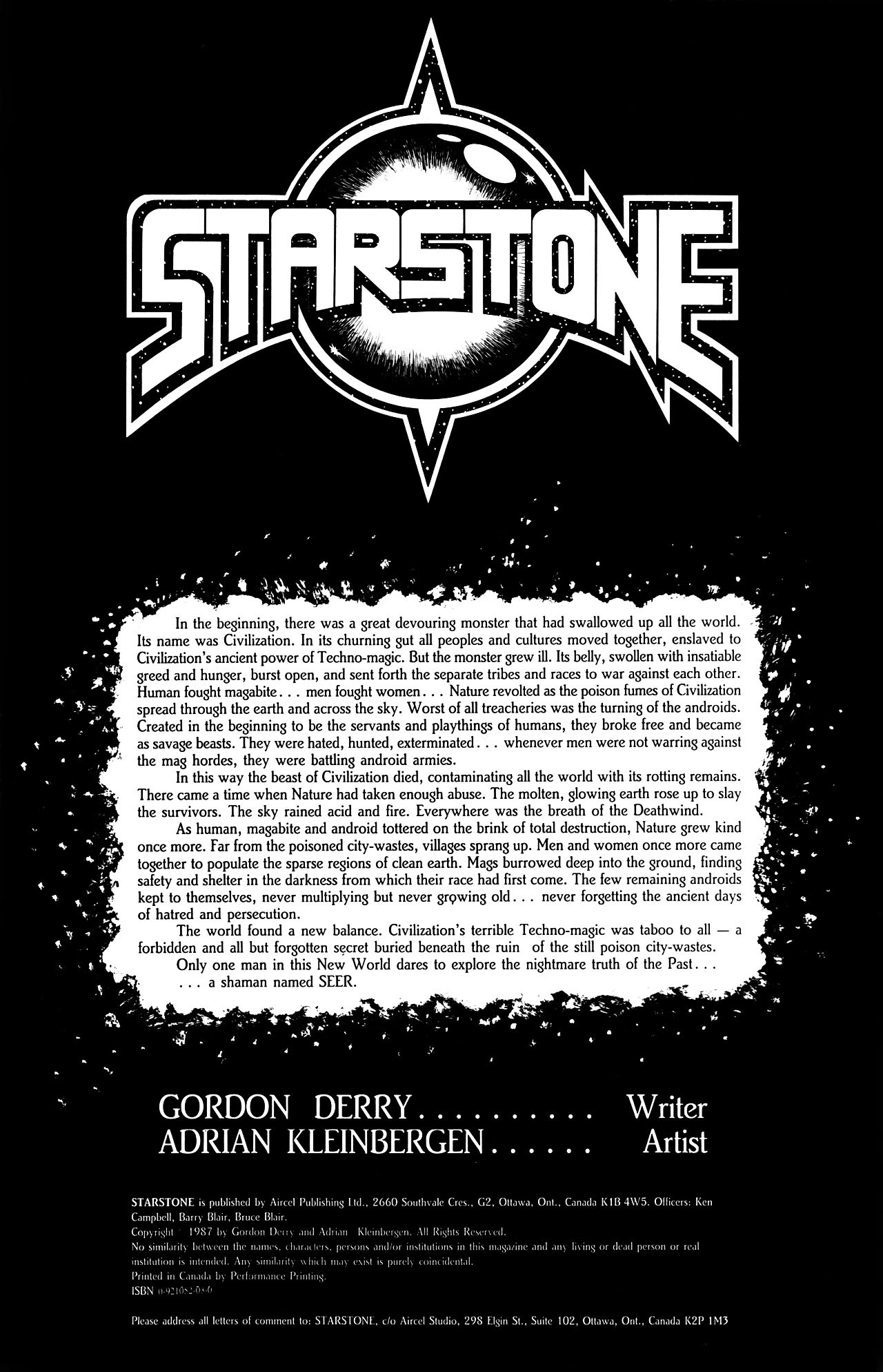 Read online Starstone comic -  Issue #1 - 2
