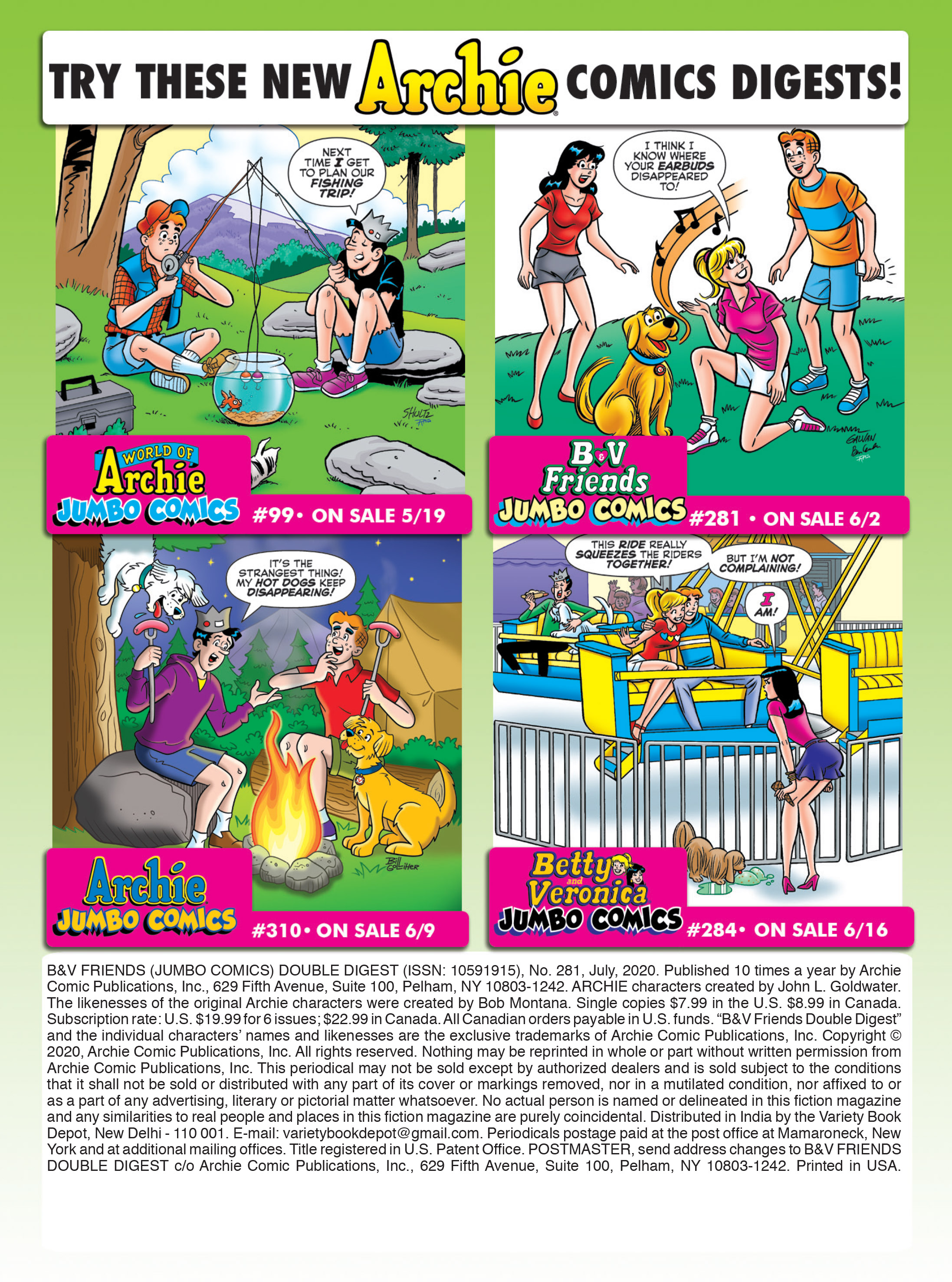 Read online Betty & Veronica Friends Double Digest comic -  Issue #280 - 184