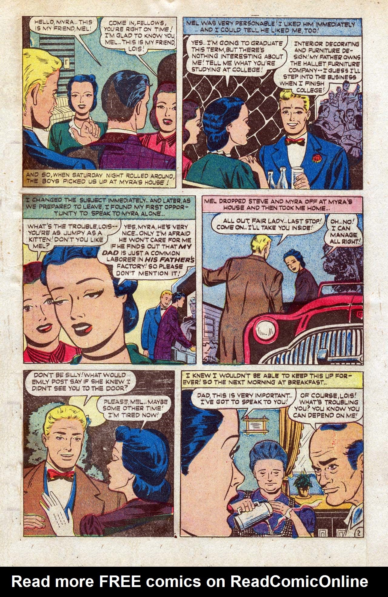 Read online Girl Comics (1949) comic -  Issue #2 - 37