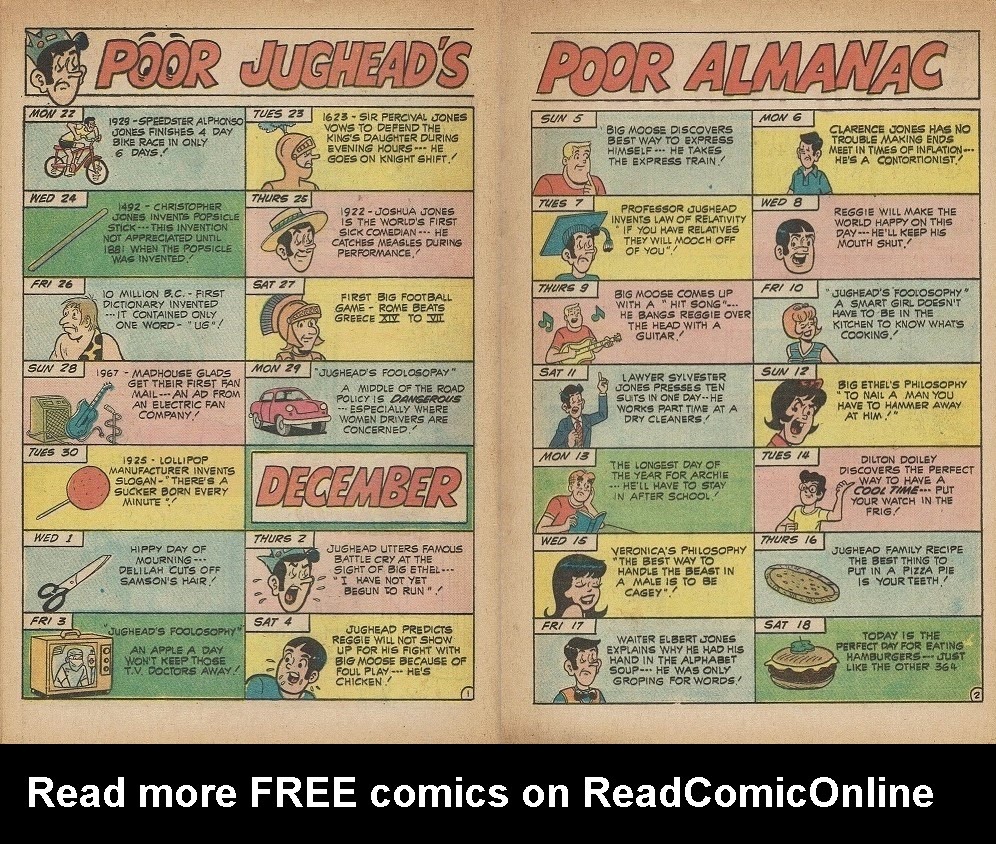 Read online Jughead's Jokes comic -  Issue #29 - 24