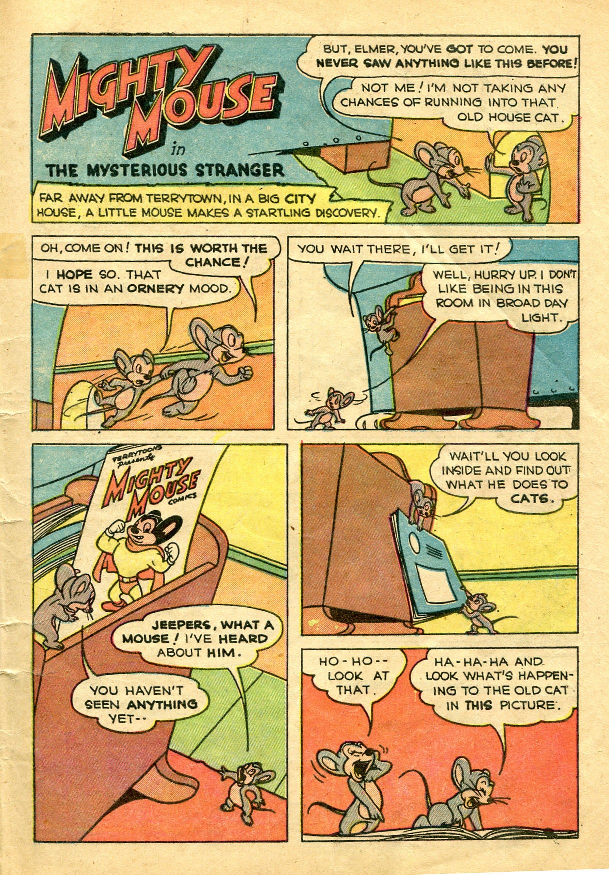 Read online Paul Terry's Mighty Mouse Comics comic -  Issue #12 - 3