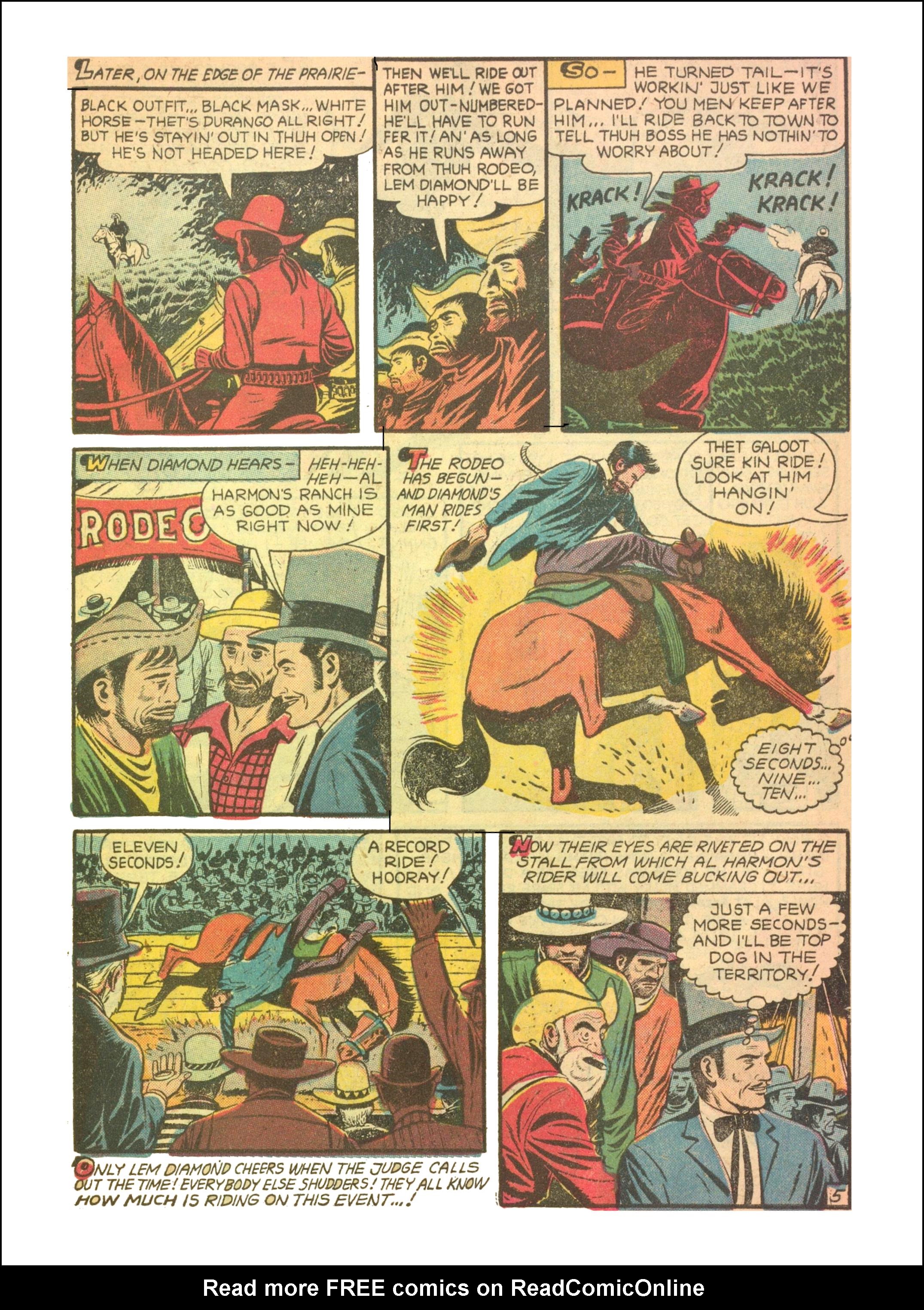 Read online Charles Starrett as The Durango Kid comic -  Issue #36 - 7