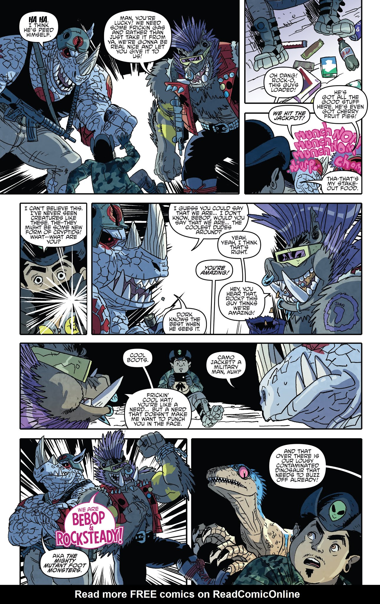 Read online Teenage Mutant Ninja Turtles: Bebop & Rocksteady Hit the Road comic -  Issue #1 - 9