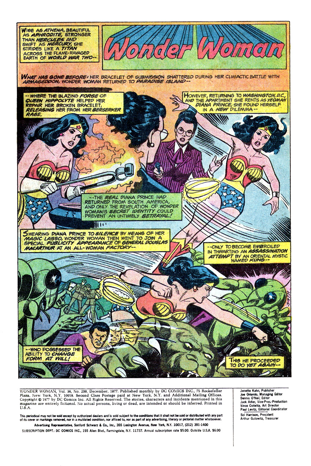 Read online Wonder Woman (1942) comic -  Issue #238 - 2