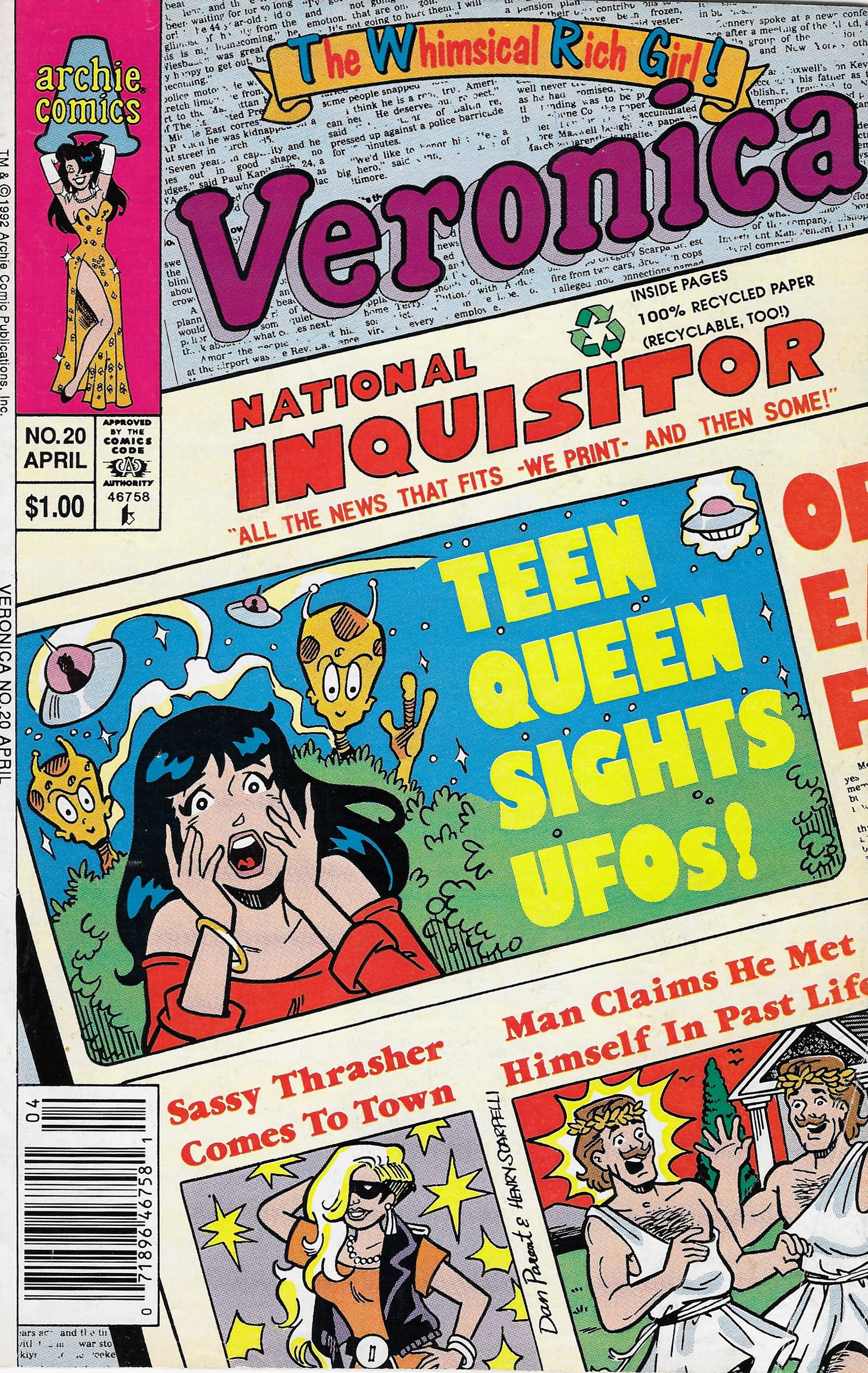 Read online Veronica comic -  Issue #20 - 1