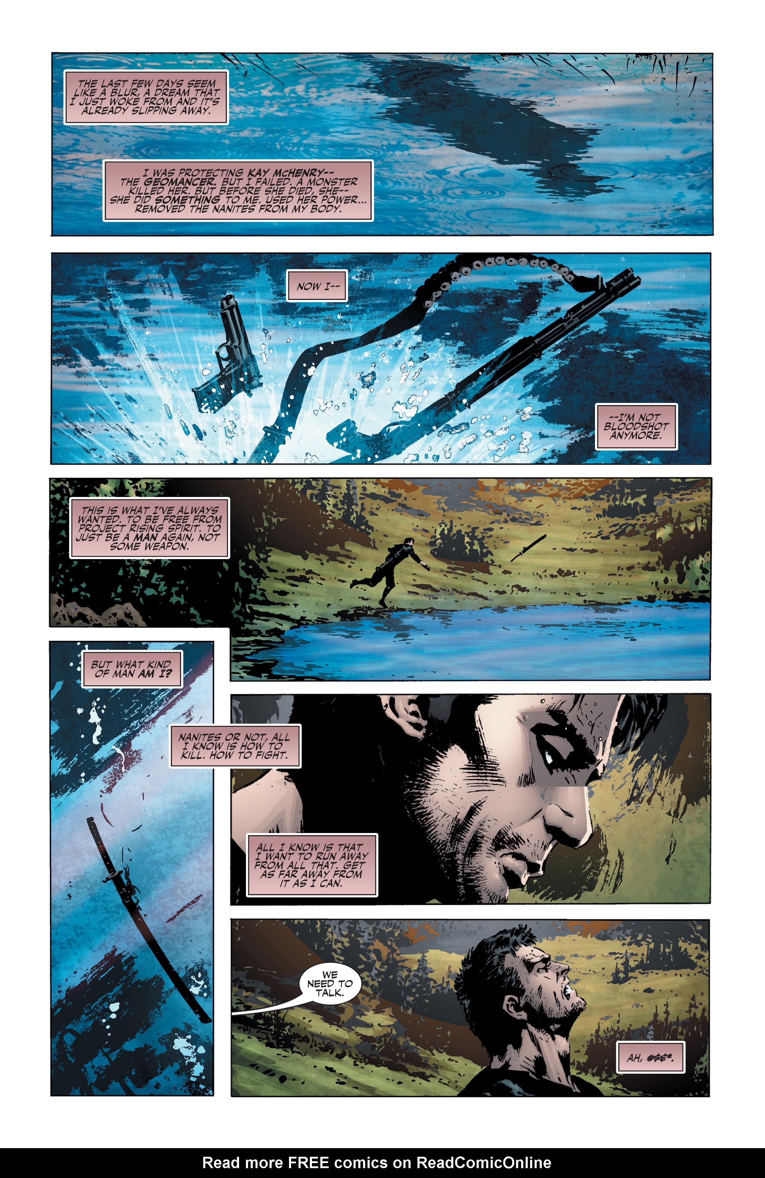 Read online Bloodshot Reborn comic -  Issue # (2015) _Deluxe Edition 1 (Part 1) - 9