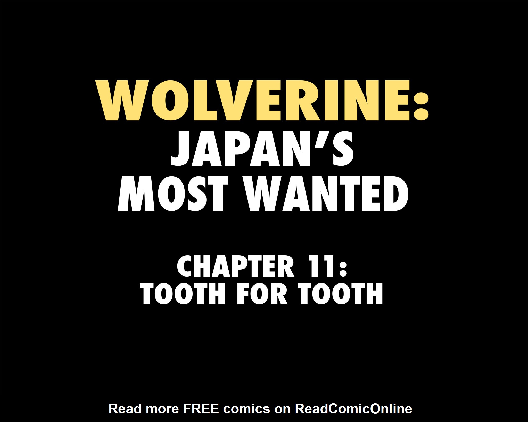 Read online Wolverine: Japan's Most Wanted comic -  Issue #11 - 18