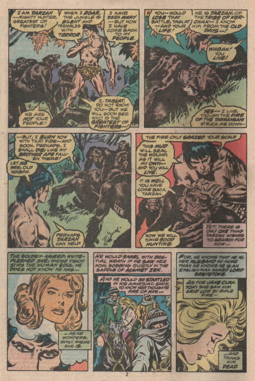 Read online Tarzan (1977) comic -  Issue #8 - 3