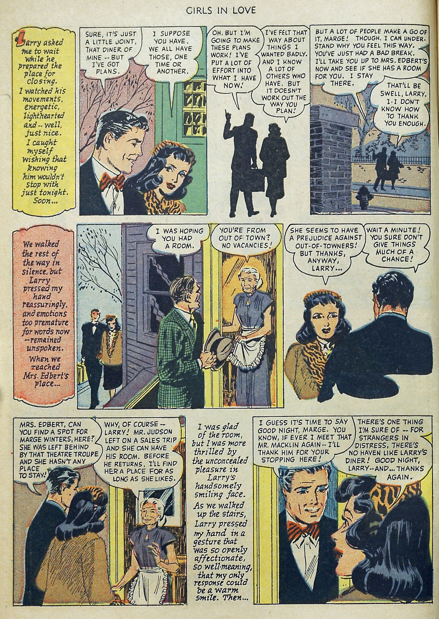 Read online Girls in Love (1950) comic -  Issue #1 - 6