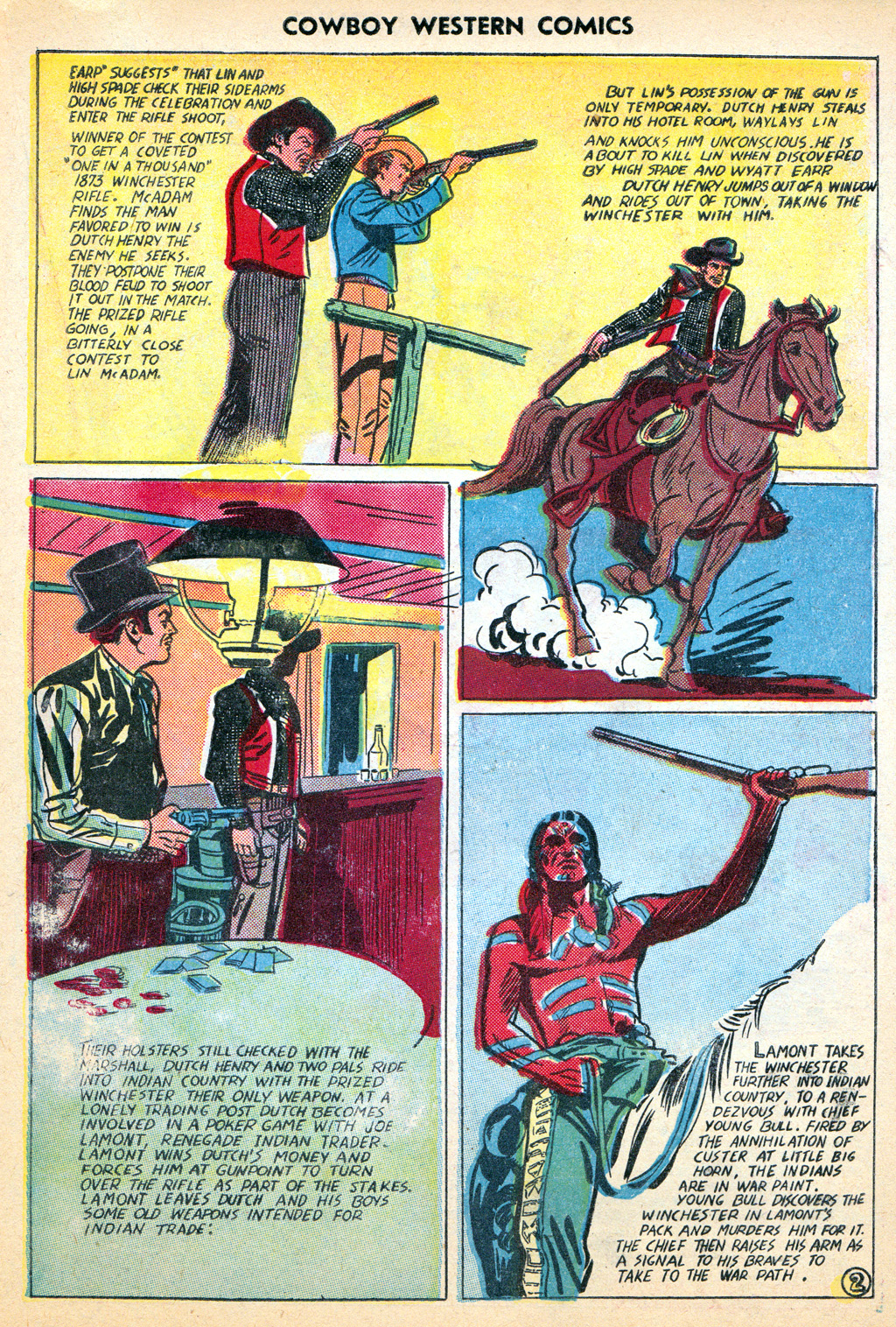 Read online Cowboy Western Comics (1948) comic -  Issue #29 - 21