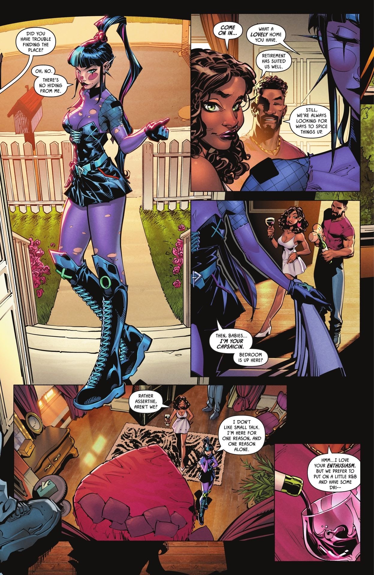 Read online Punchline: The Gotham Game comic -  Issue #1 - 11
