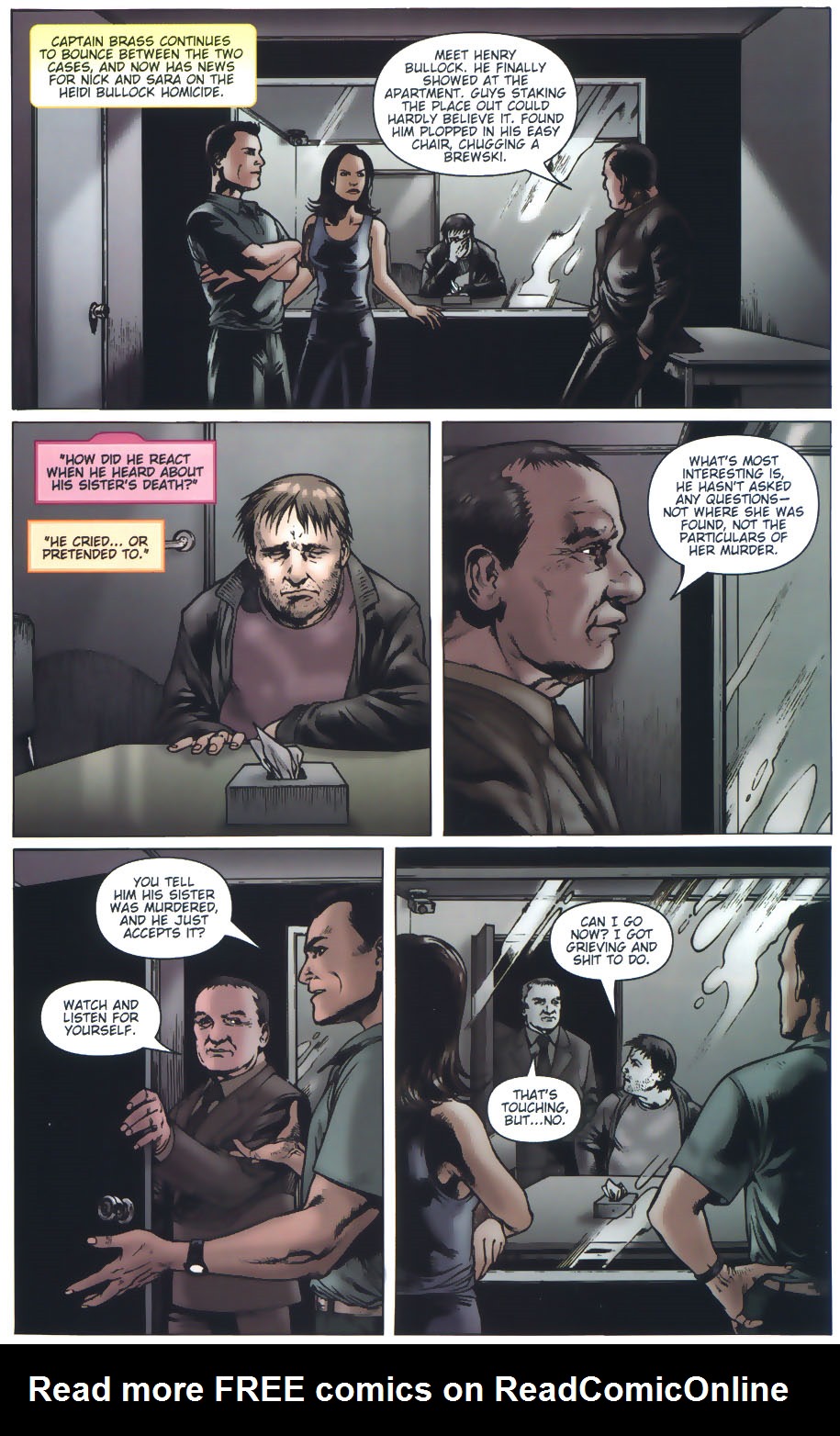 Read online CSI: Crime Scene Investigation comic -  Issue #3 - 21