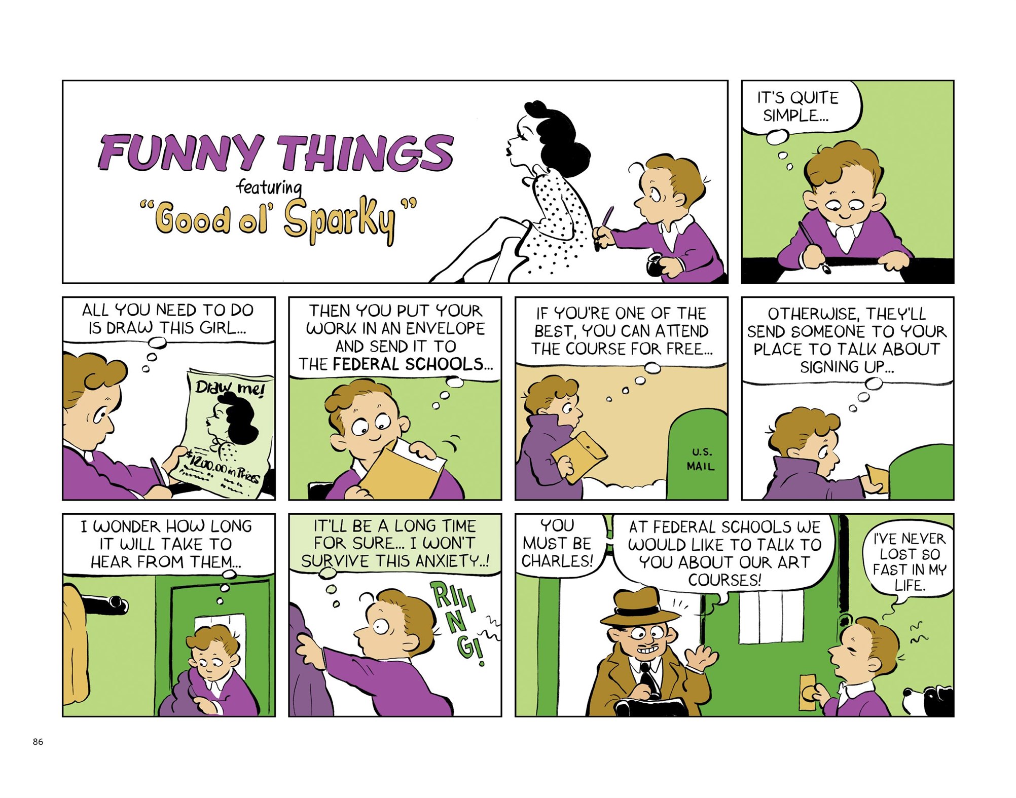 Read online Funny Things: A Comic Strip Biography of Charles M. Schulz comic -  Issue # TPB (Part 1) - 89