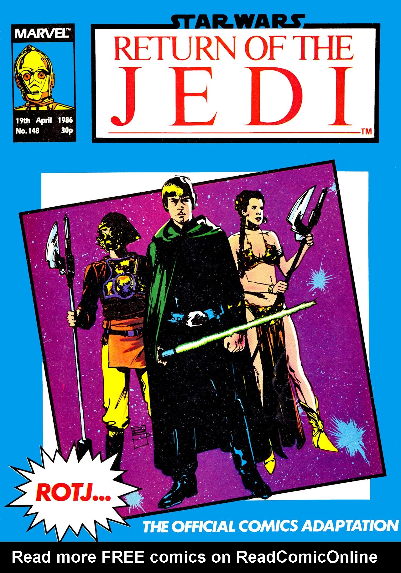 Read online Return of the Jedi comic -  Issue #148 - 1