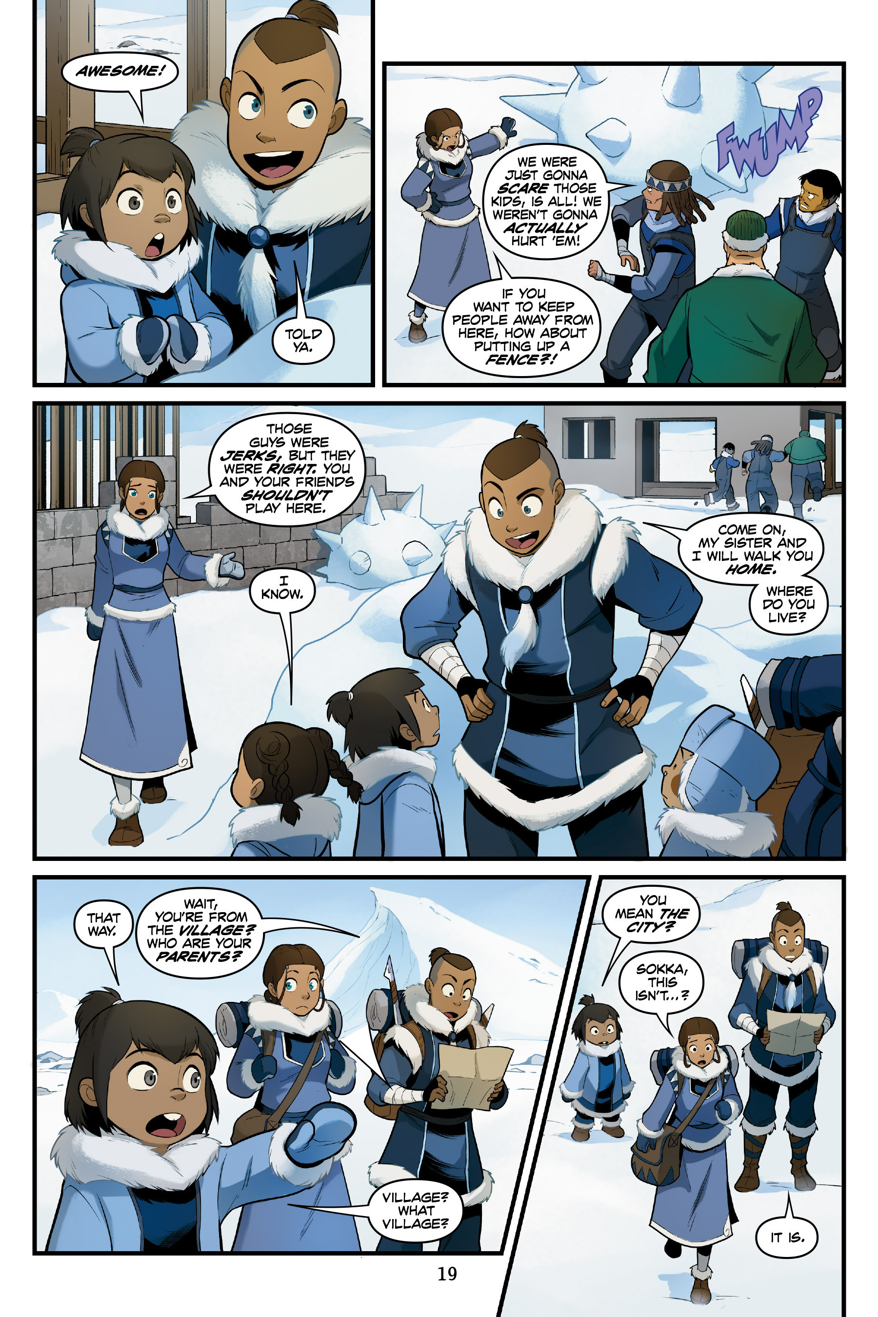 Read online Nickelodeon Avatar: The Last Airbender - North and South comic -  Issue #1 - 20