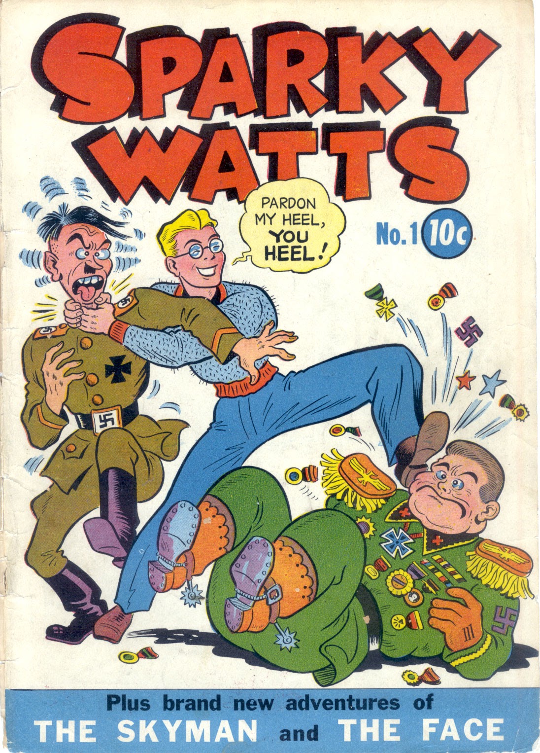 Read online Sparky Watts comic -  Issue #1 - 1