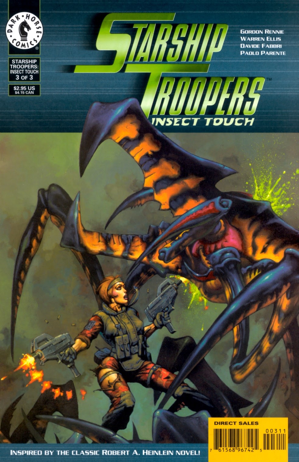 Read online Starship Troopers: Insect Touch comic -  Issue #3 - 1