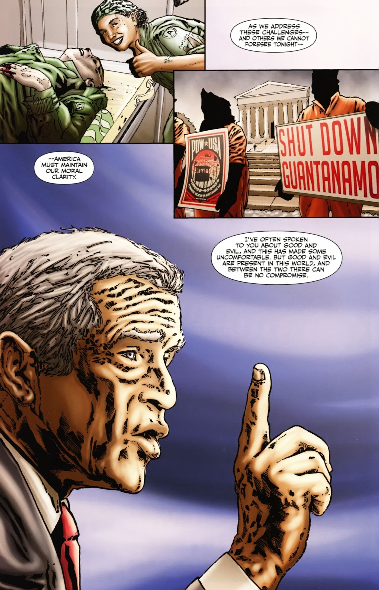 Read online Political Power: George W. Bush comic -  Issue # Full - 26