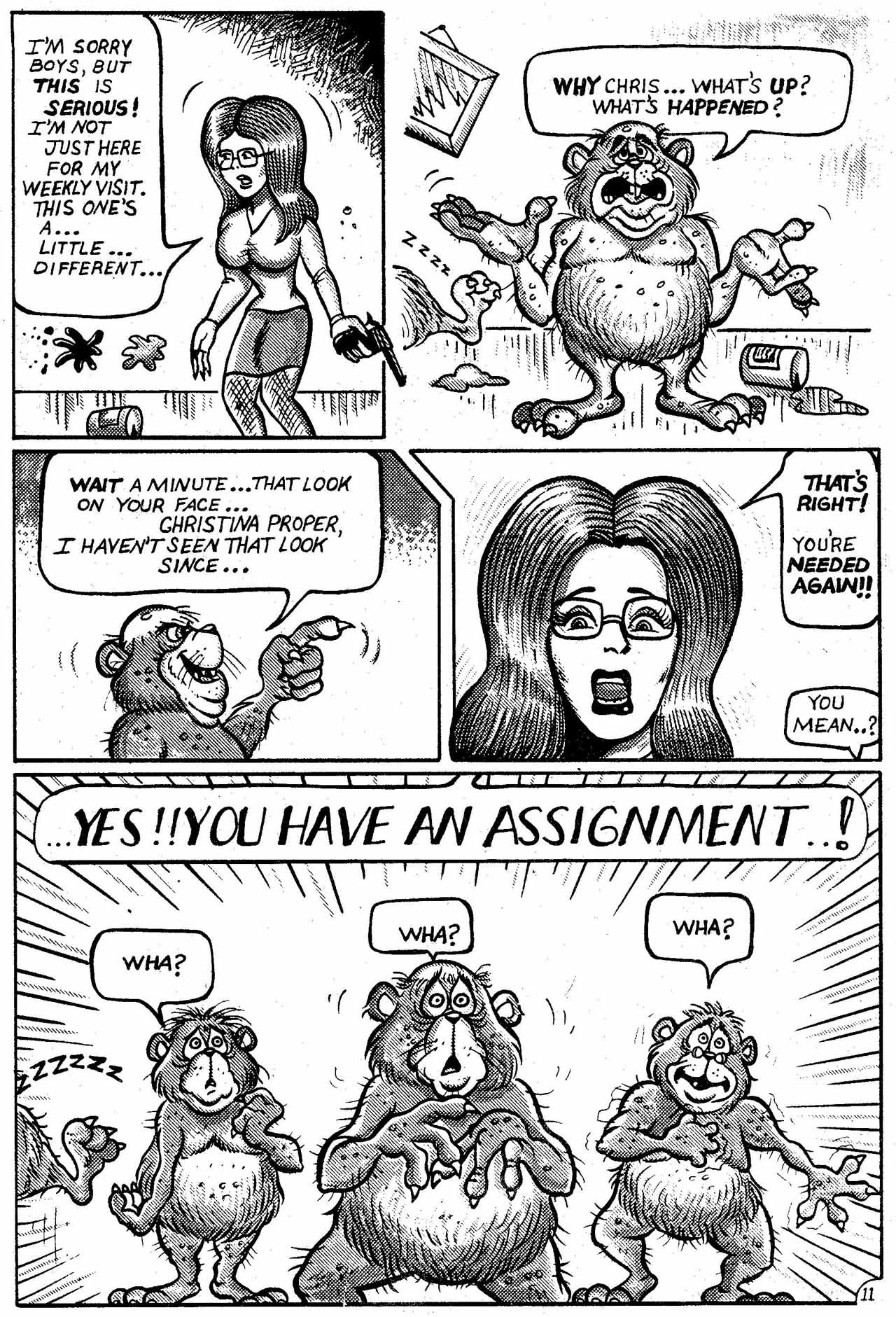 Read online Geriatric Gangrene Jujitsu Gerbils comic -  Issue #1 - 14