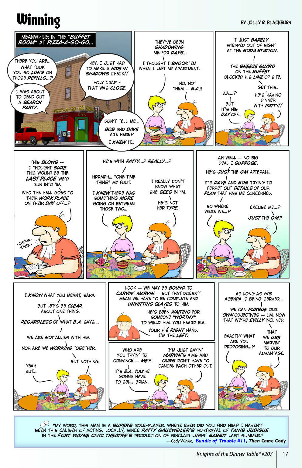 Read online Knights of the Dinner Table comic -  Issue #207 - 19