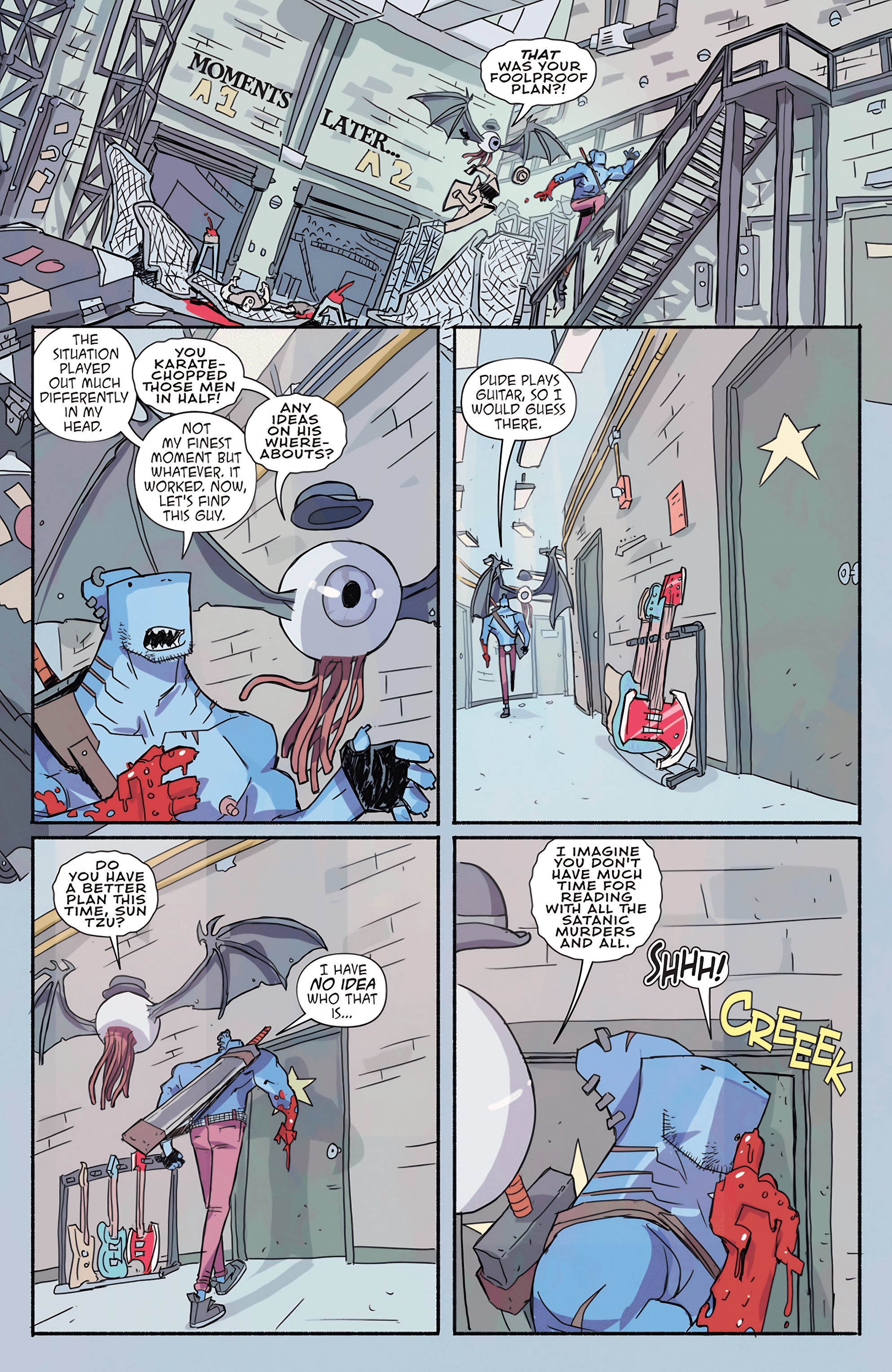 Read online Metalshark Bro: What the Fin? comic -  Issue # TPB - 39