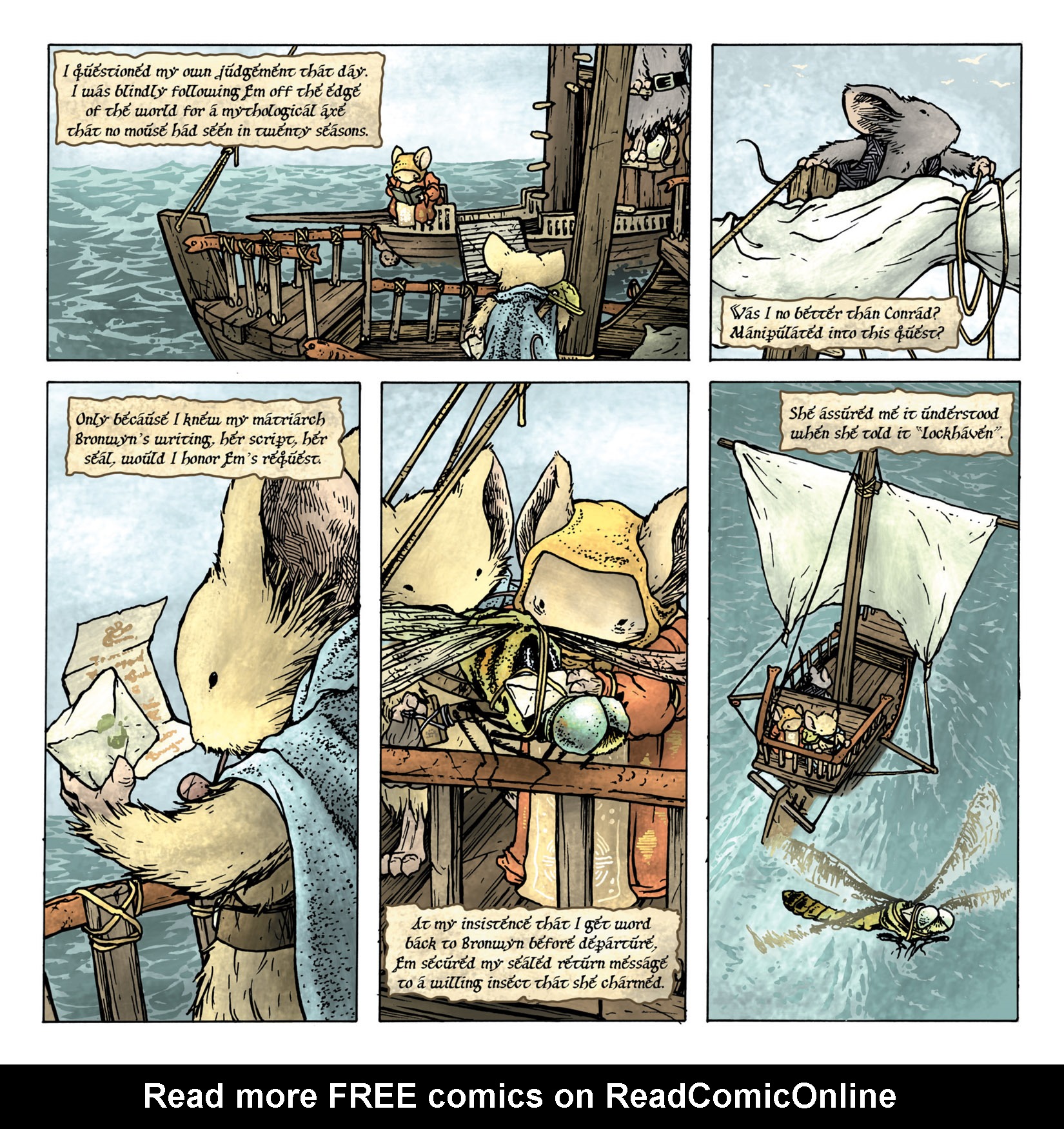 Read online Mouse Guard: The Black Axe comic -  Issue #2 - 11