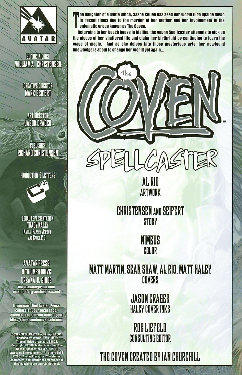 Read online Coven: Spellcaster comic -  Issue #0.5 - 6