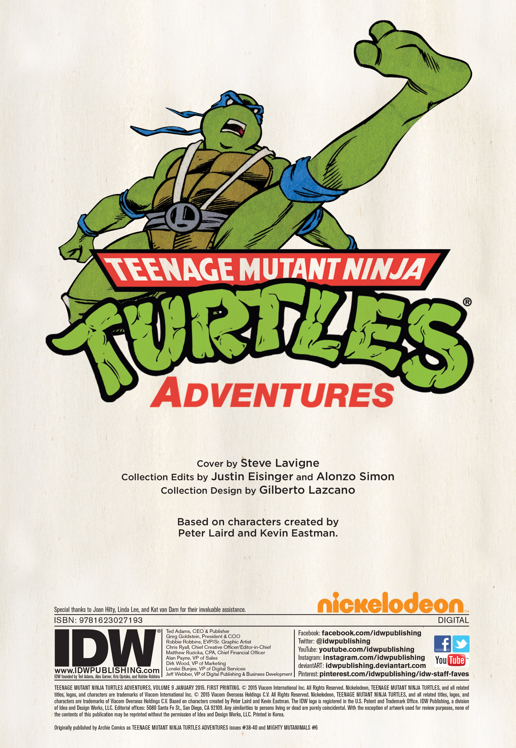 Read online Teenage Mutant Ninja Turtles Adventures (2012) comic -  Issue # TPB 9 - 2
