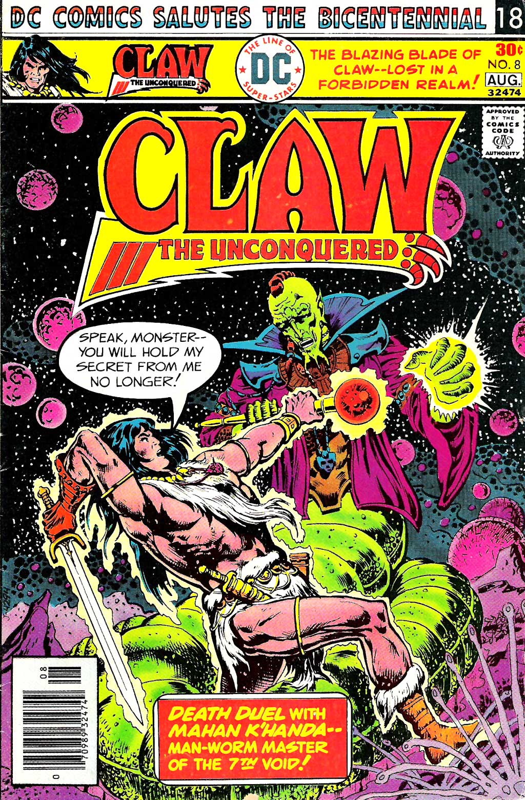Read online Claw  The Unconquered comic -  Issue #8 - 1