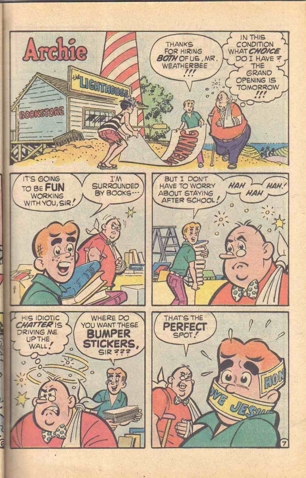 Read online Archie Gets a Job comic -  Issue # Full - 9