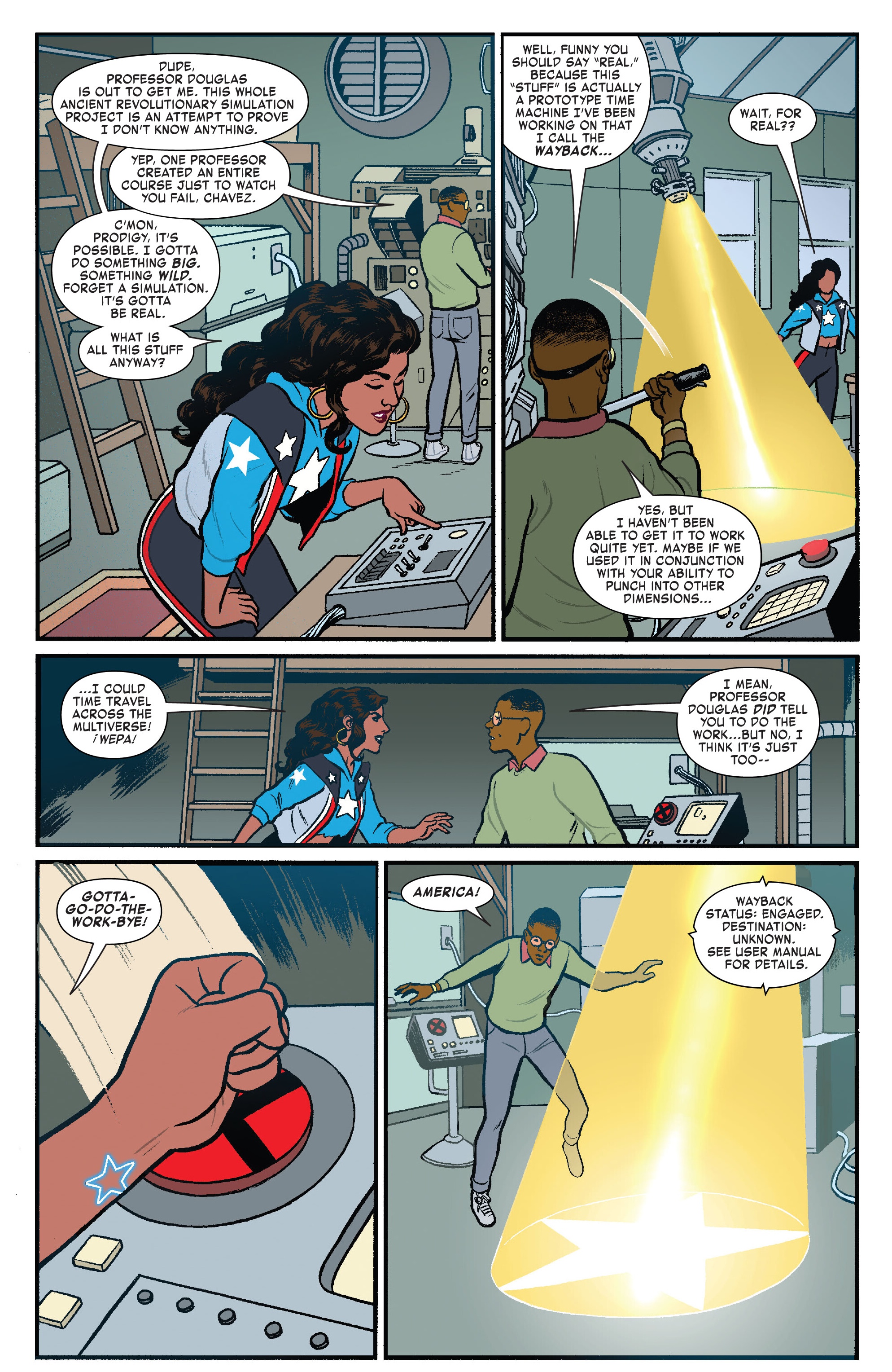 Read online Marvel-Verse: America Chavez comic -  Issue # TPB - 55