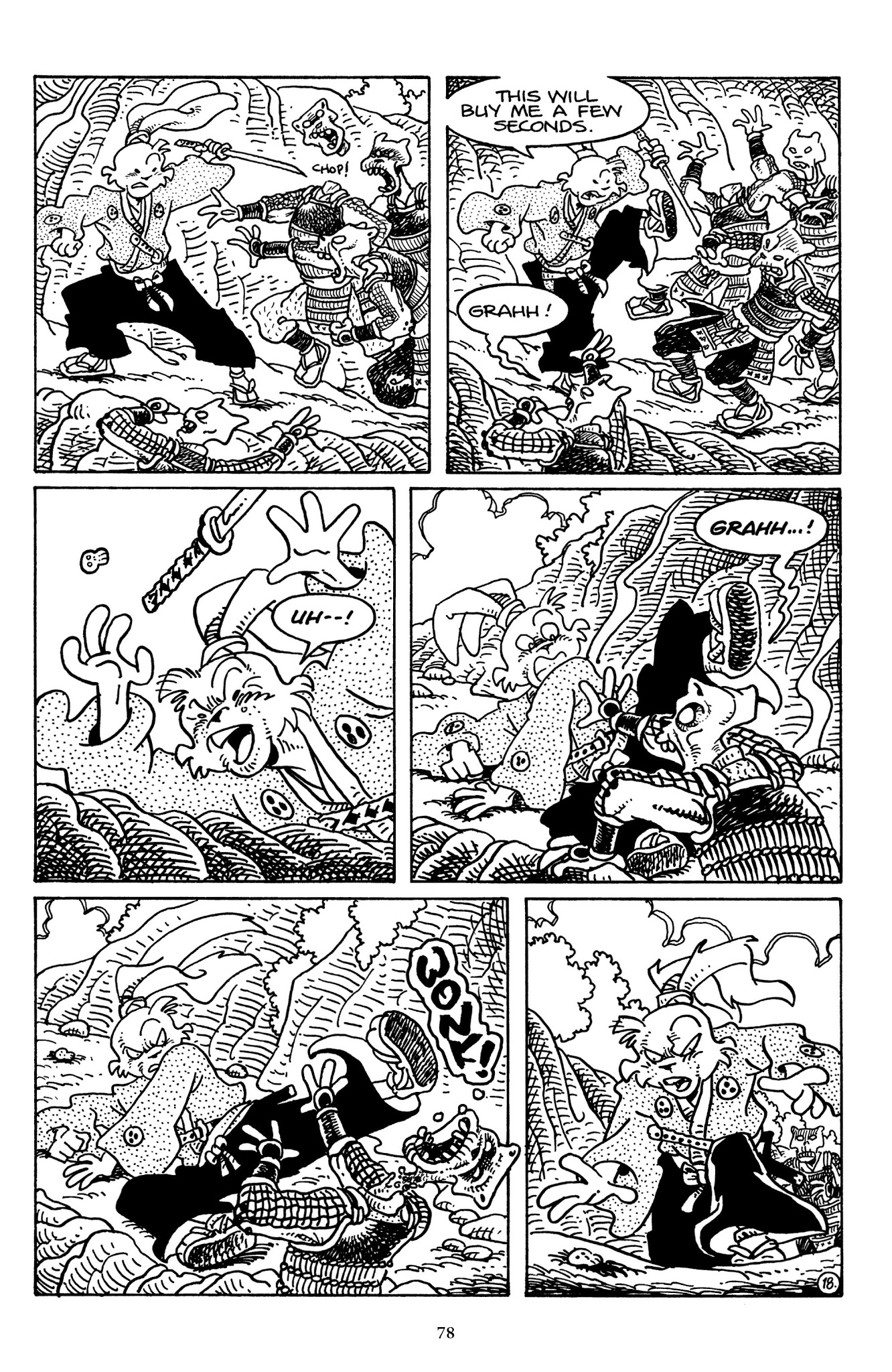 Read online The Usagi Yojimbo Saga comic -  Issue # TPB 7 - 76