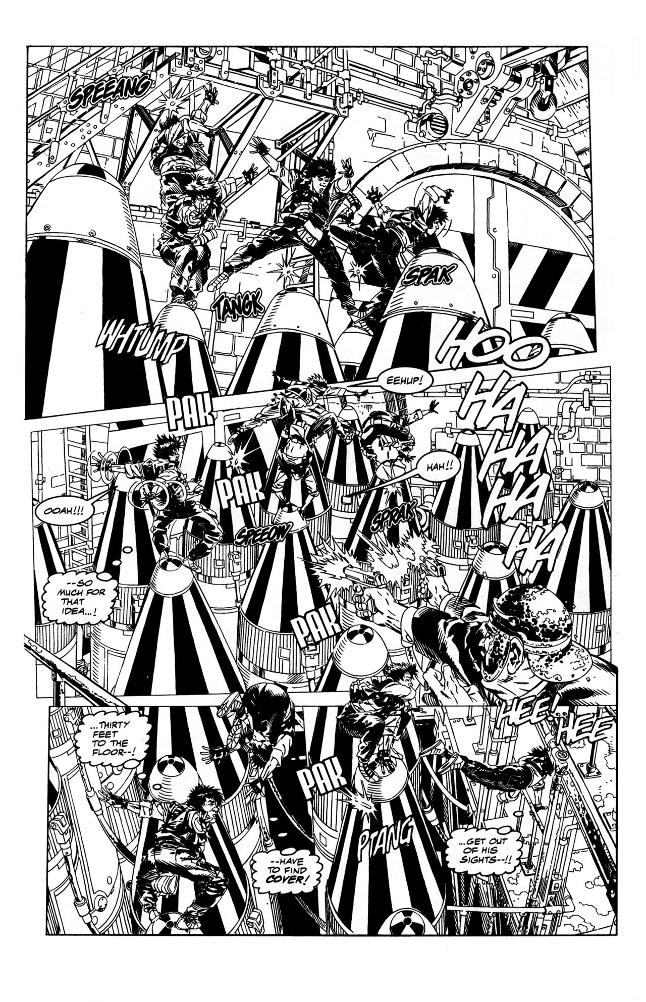 Read online Jackie Chan's Spartan X: Hell Bent Hero For Hire comic -  Issue #3 - 4