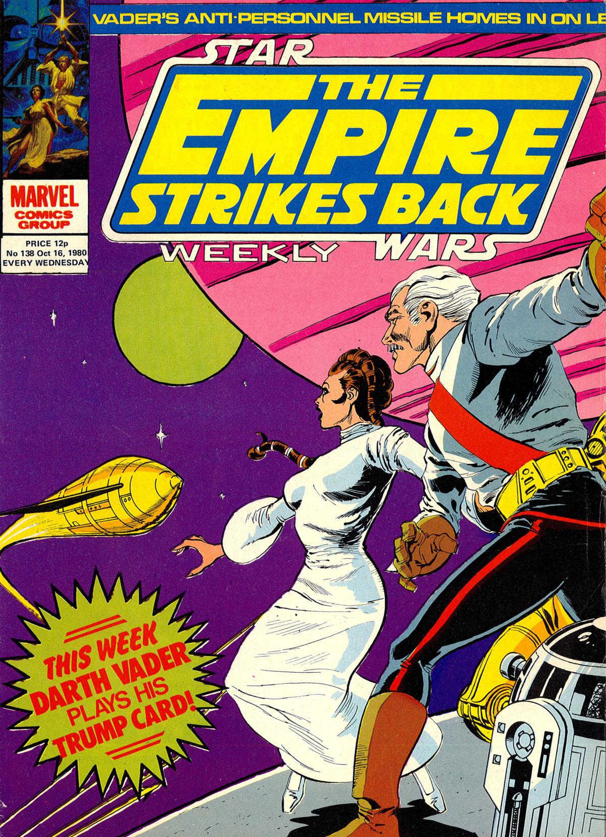 Read online Star Wars Weekly: The Empire Strikes Back comic -  Issue #138 - 1