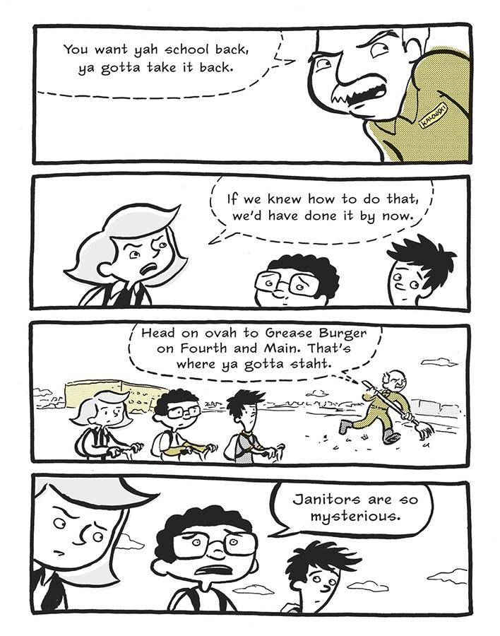 Read online Lunch Lady and the Schoolwide Scuffle comic -  Issue # TPB - 15