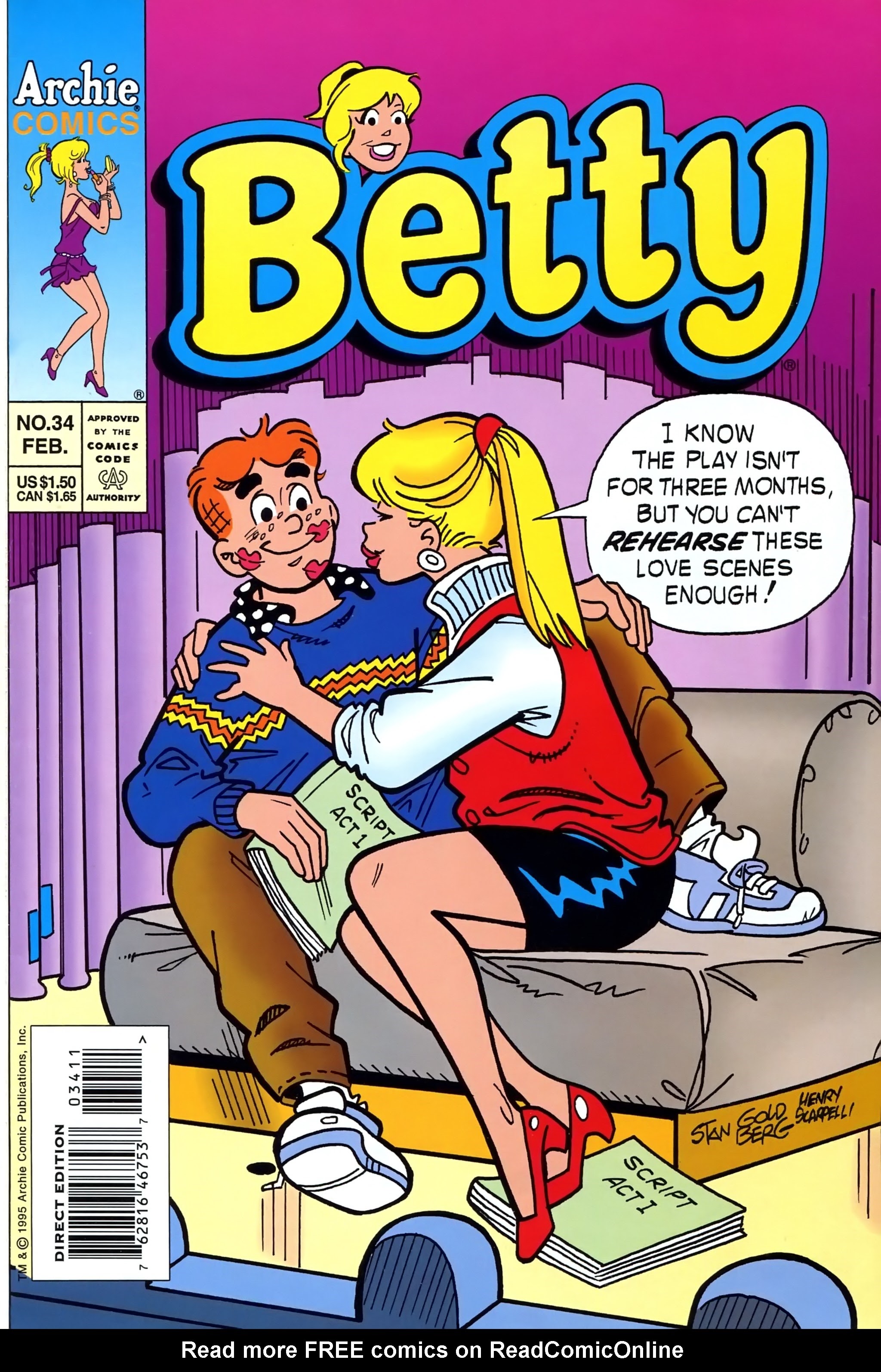 Read online Betty comic -  Issue #34 - 1