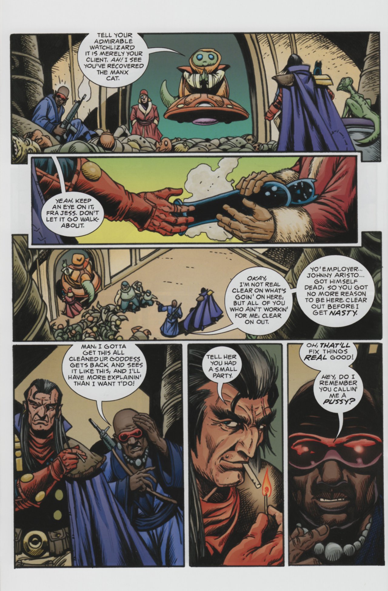 Read online GrimJack: The Manx Cat comic -  Issue #6 - 22
