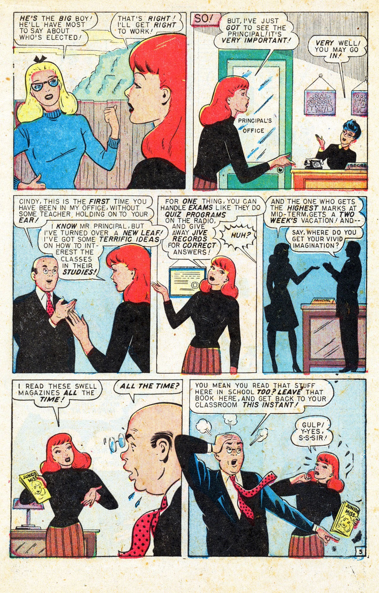 Read online Junior Miss (1947) comic -  Issue #33 - 6