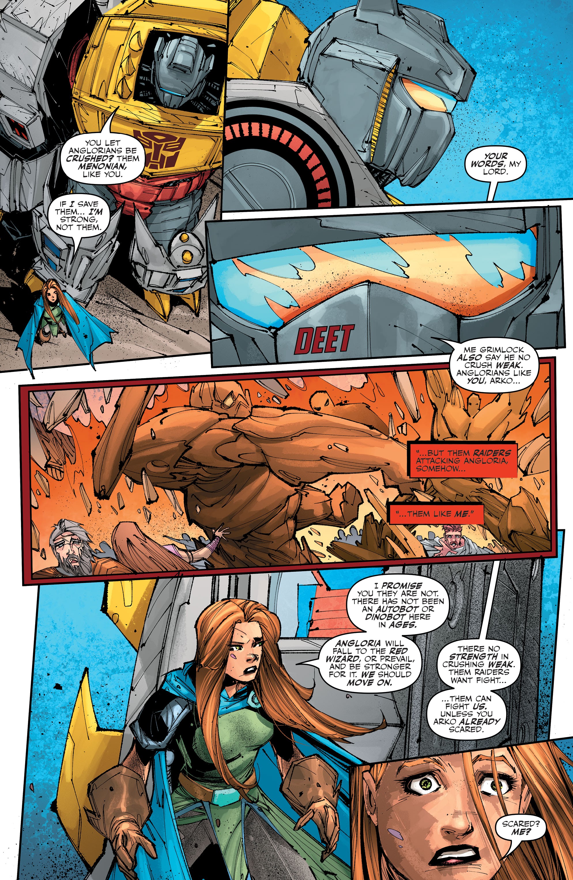 Read online Transformers: King Grimlock comic -  Issue #2 - 17
