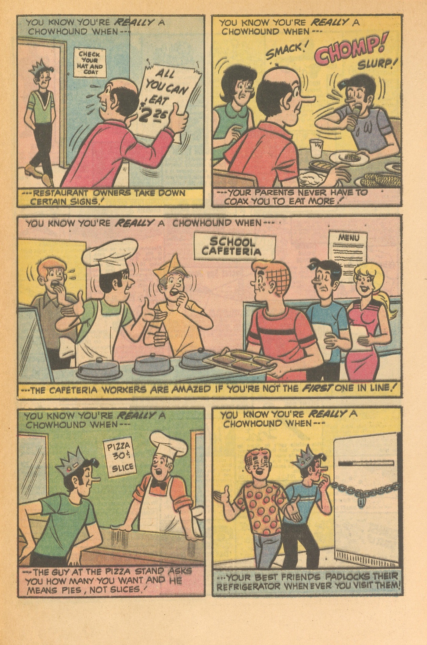 Read online Jughead's Jokes comic -  Issue #27 - 32