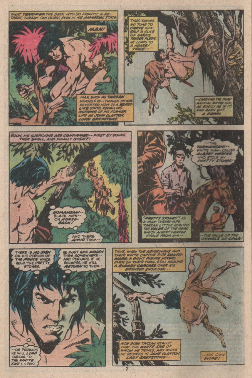 Read online Tarzan (1977) comic -  Issue #10 - 3