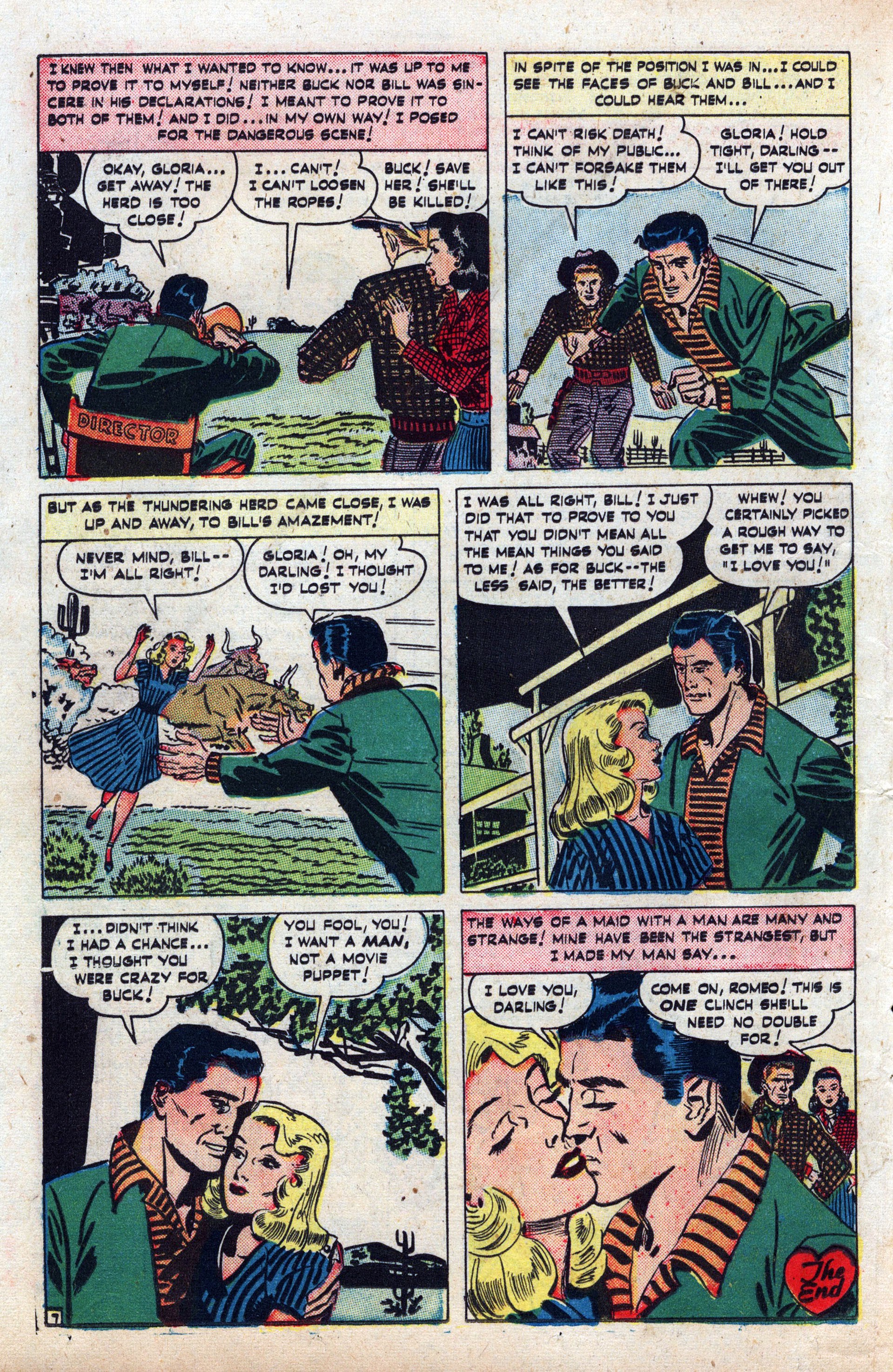 Read online Cowboy Romances comic -  Issue #2 - 38
