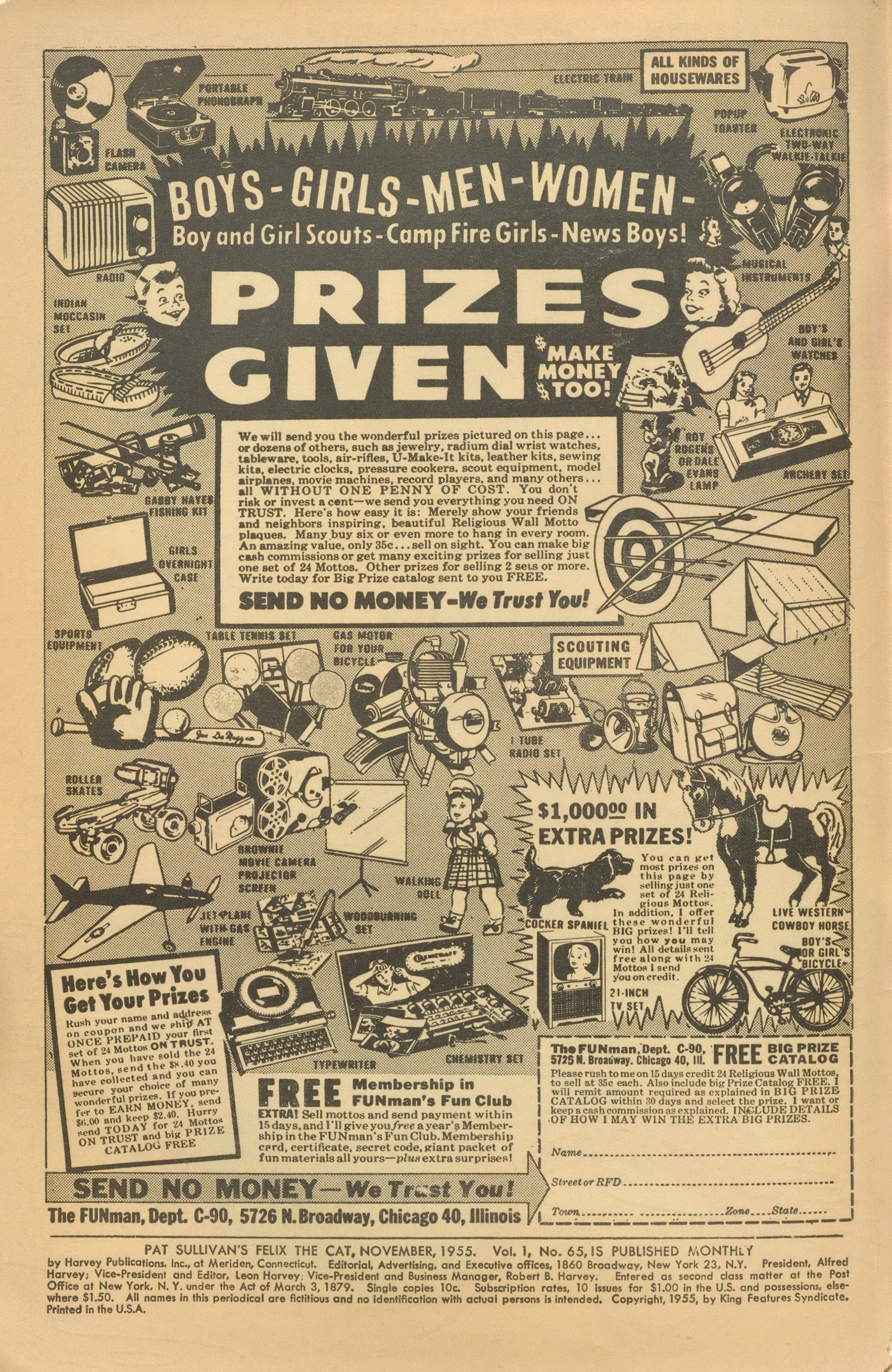 Read online Felix the Cat (1955) comic -  Issue #65 - 2