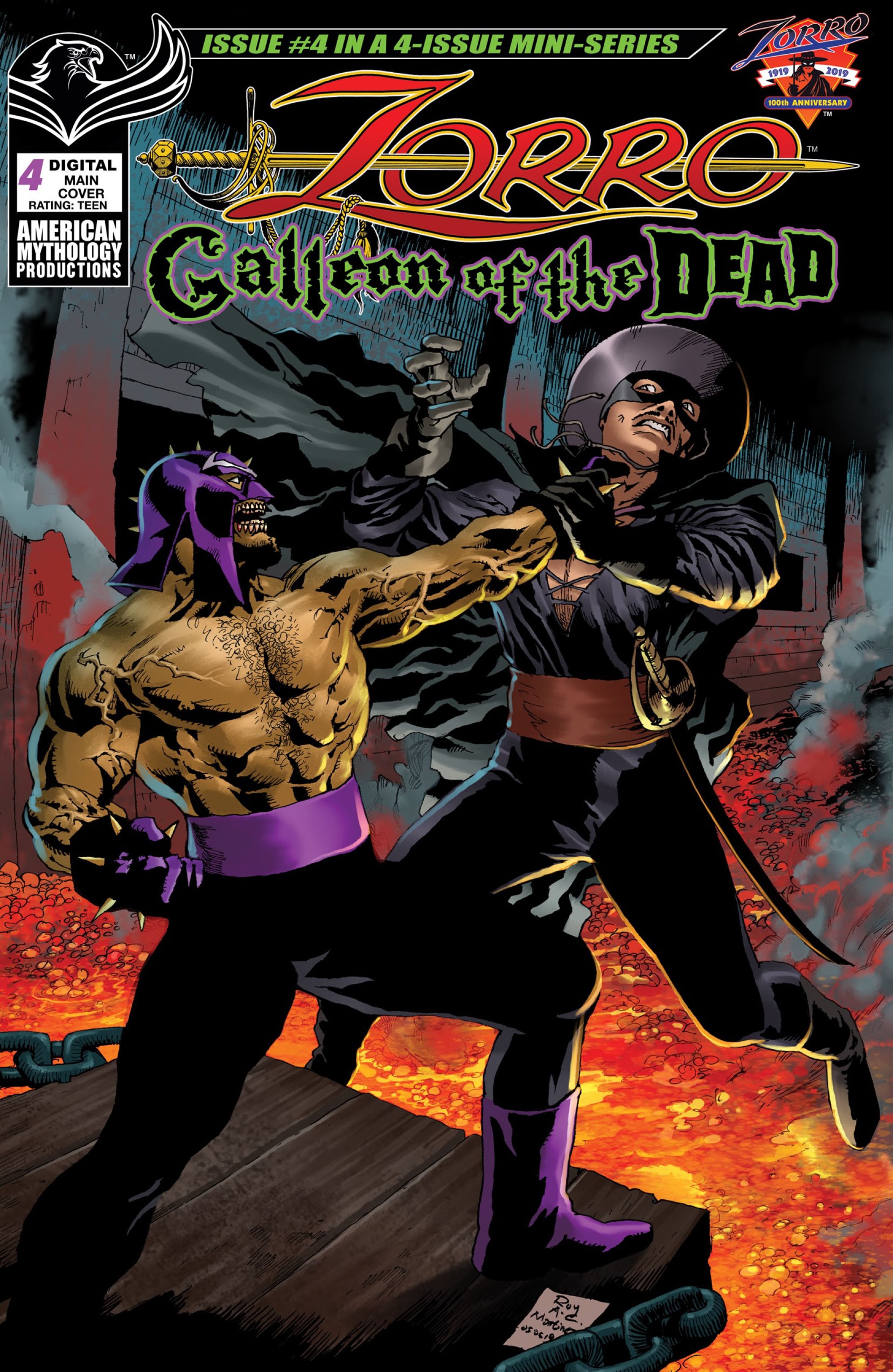 Read online Zorro: Galleon Of the Dead comic -  Issue #4 - 1