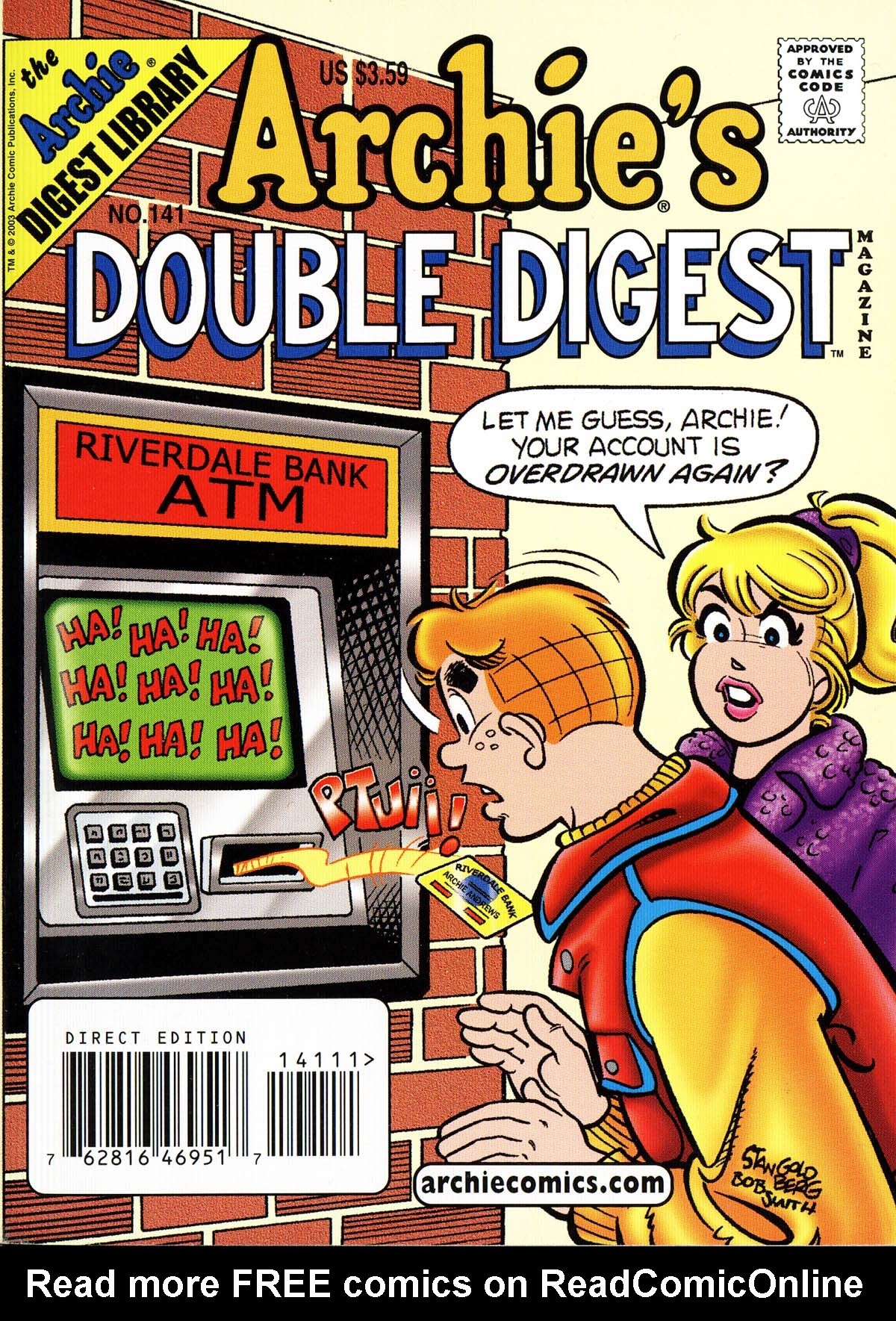 Read online Archie's Double Digest Magazine comic -  Issue #141 - 1