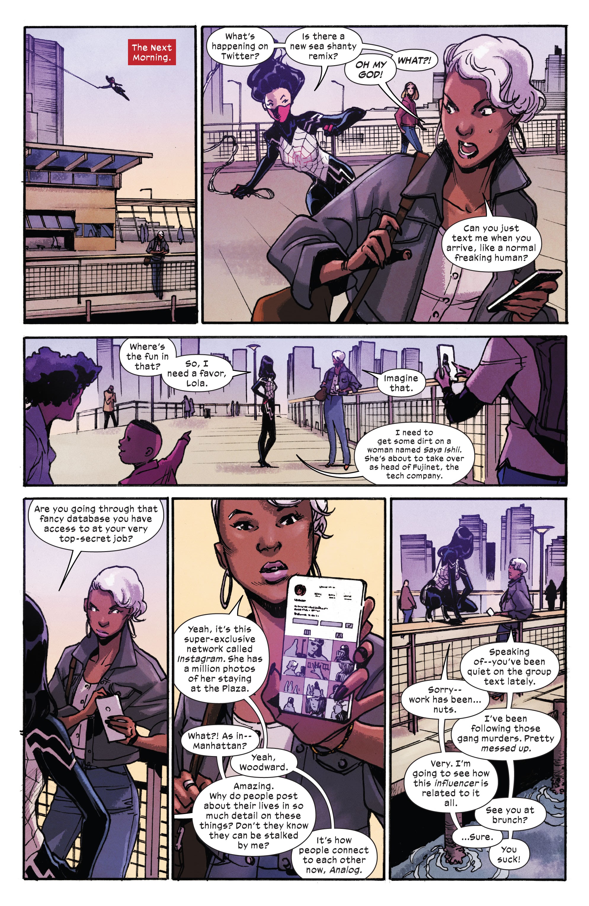 Read online Silk (2021) comic -  Issue #3 - 10